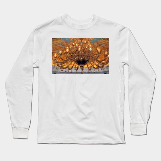 Chandelier Sparkle Long Sleeve T-Shirt by Cynthia48